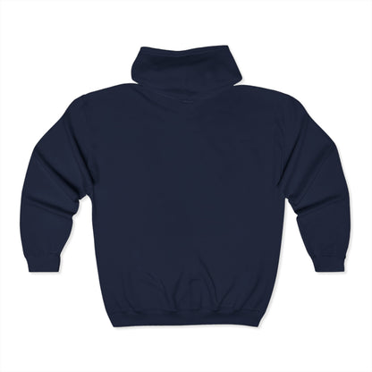 Christmas Unisex Full Zip Hooded Sweatshirt - I'm Santa's Favorite Design