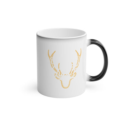 Christmas Color Changing Mug - Reindeer Aura Design