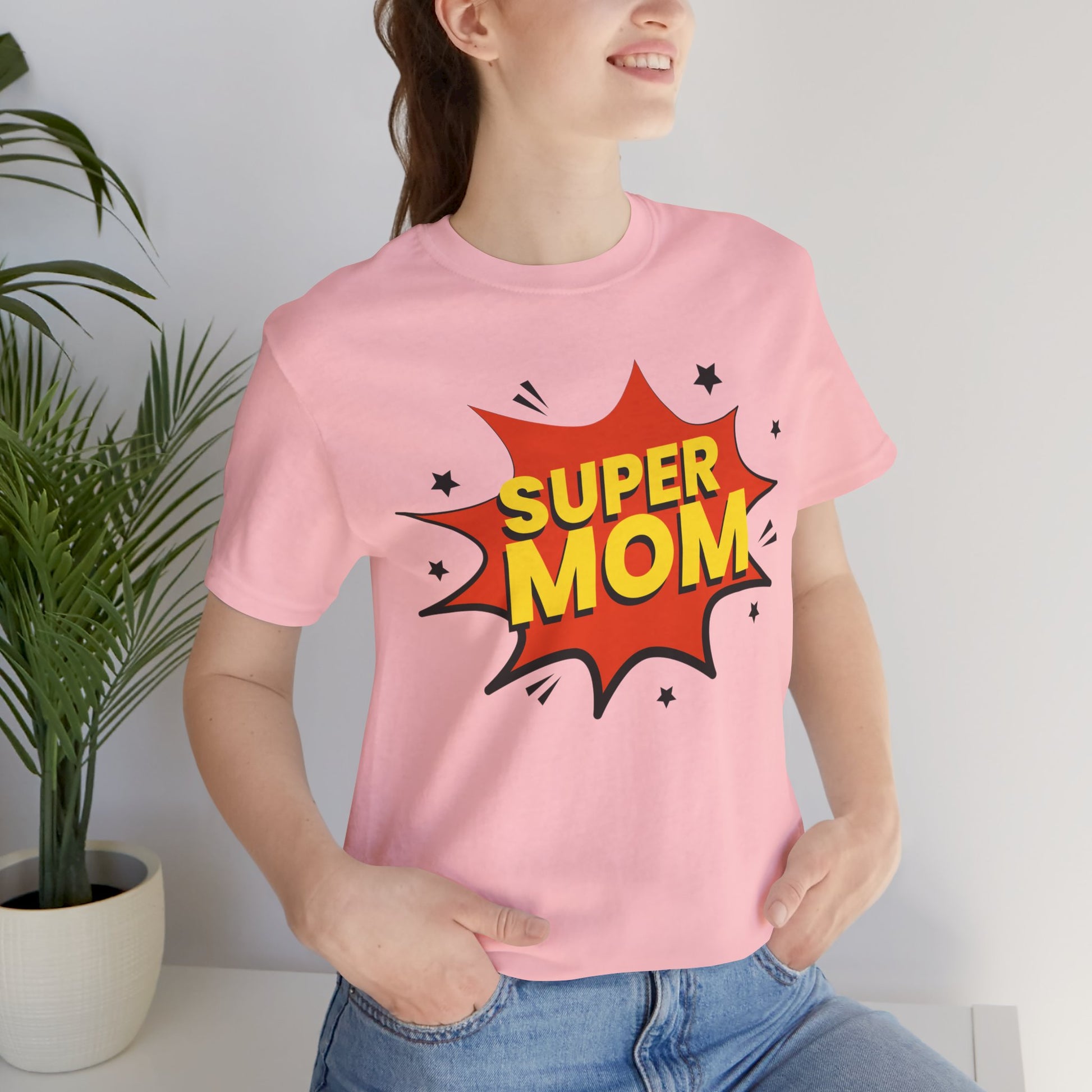 Super Mom Pop Mother's Day Short Sleeve T-Shirt - Unisex - Motivational Treats