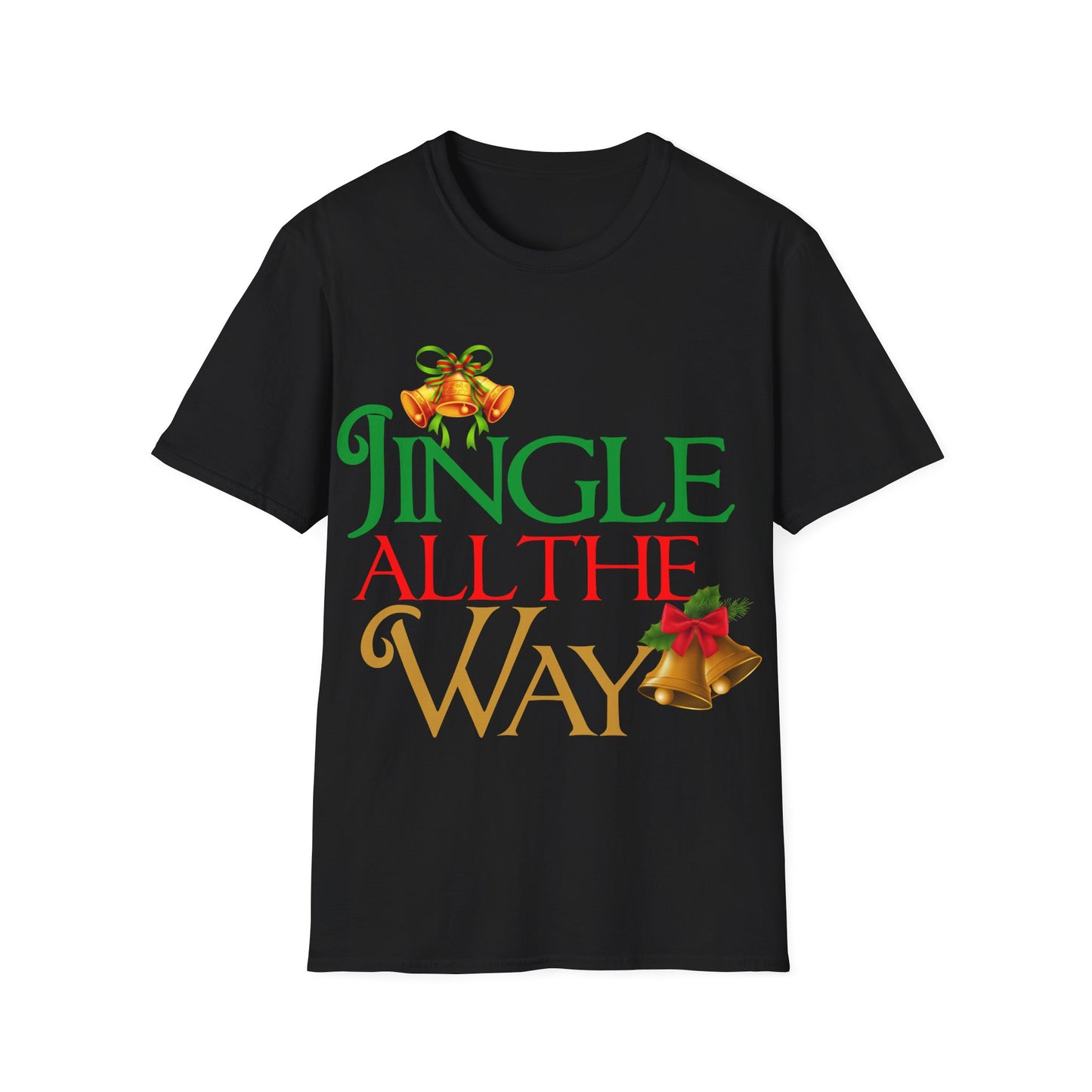 Christmas Unisex T-Shirt - Jingle All the Way Design