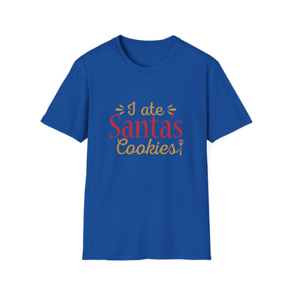 Christmas Unisex T-Shirt - I Ate Santa's Cookies Design