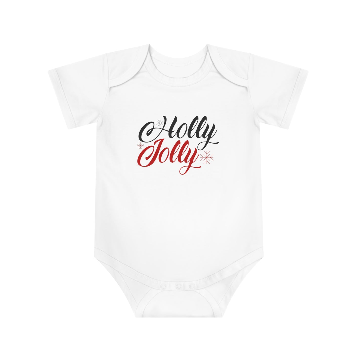 Christmas Baby Bodysuit - Holly Jolly Design