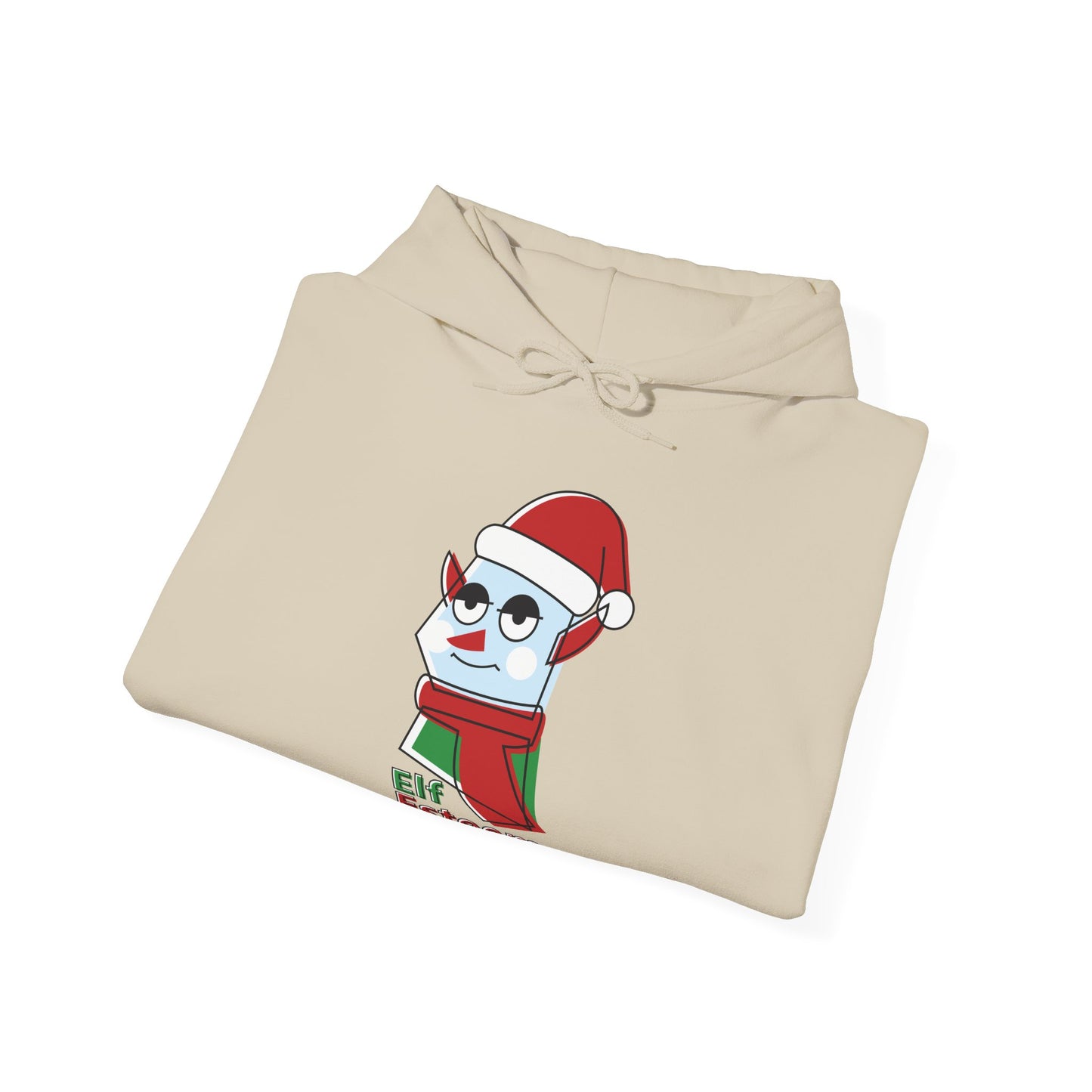 Christmas Unisex Hooded Sweatshirt - Elf Esteem Design