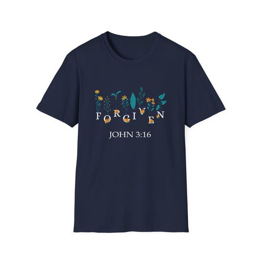 Christian Unisex T-Shirt - Forgiven Design