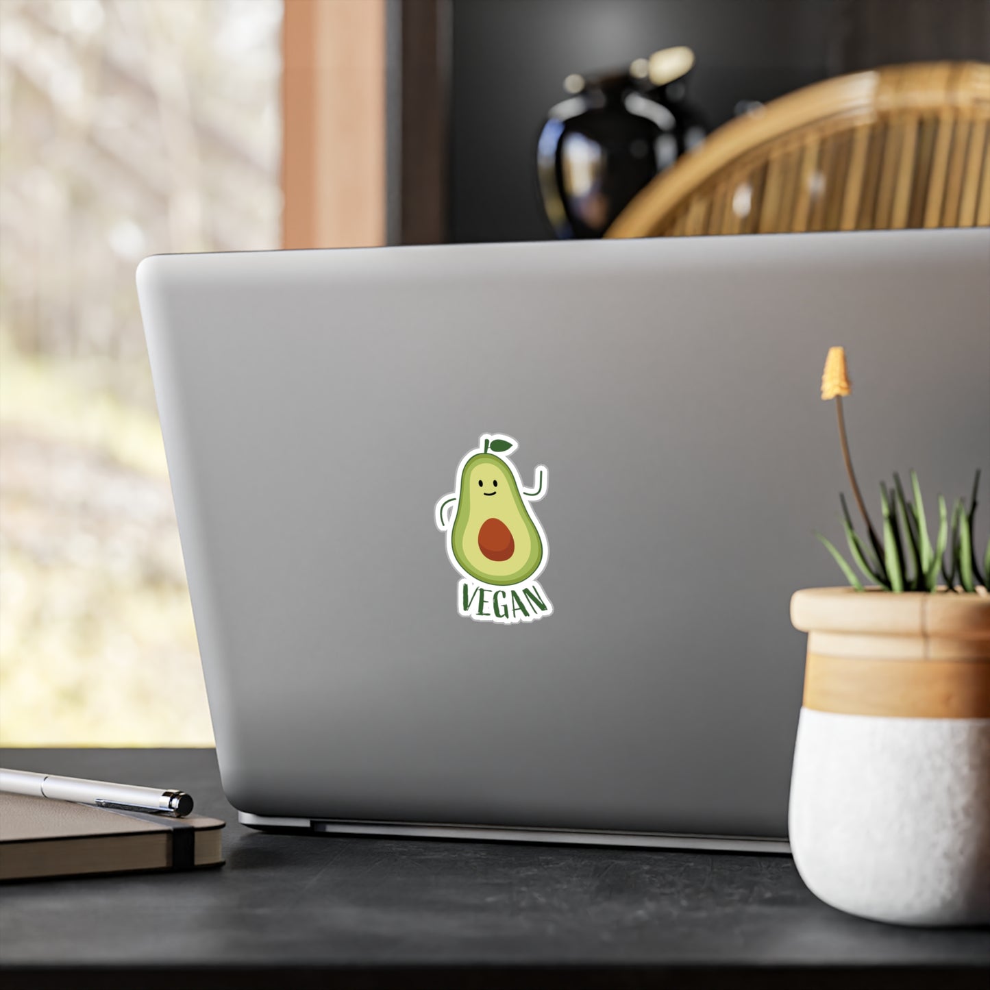 Vegan Avocado Sticker - Motivational Treats