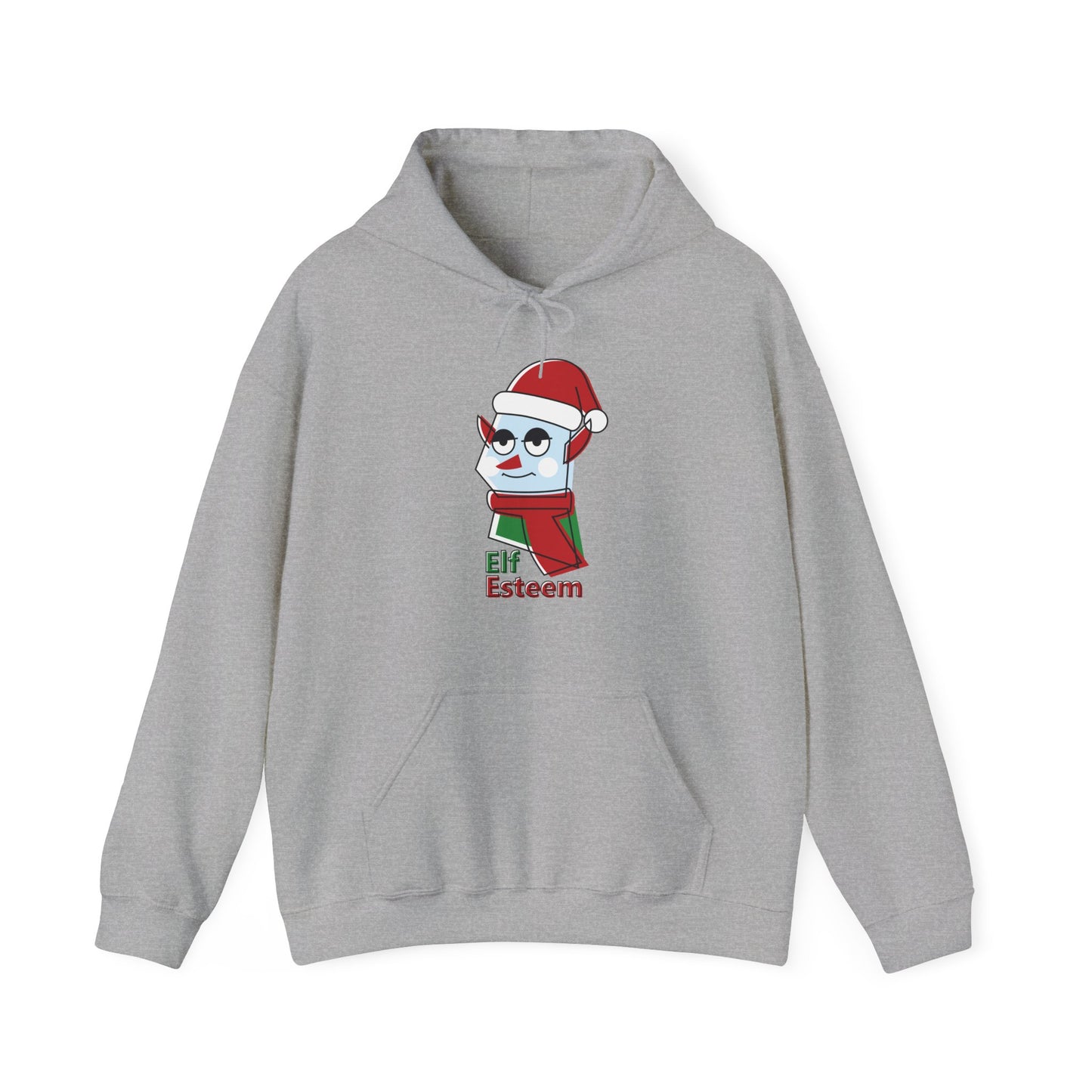 Christmas Unisex Hooded Sweatshirt - Elf Esteem Design