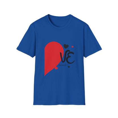 Valentine's Day Unisex T-Shirt - Let Love Create Miracle Right Design