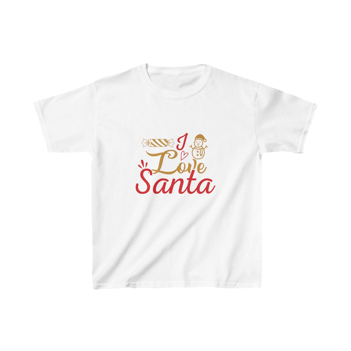 Christmas Unisex Kids T-Shirt - Love Santa Design