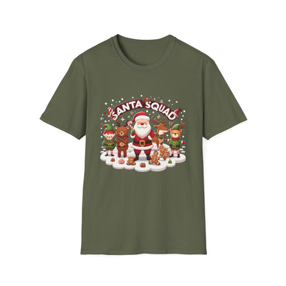 Christmas Unisex T-Shirt - Winter Santa Squad Design