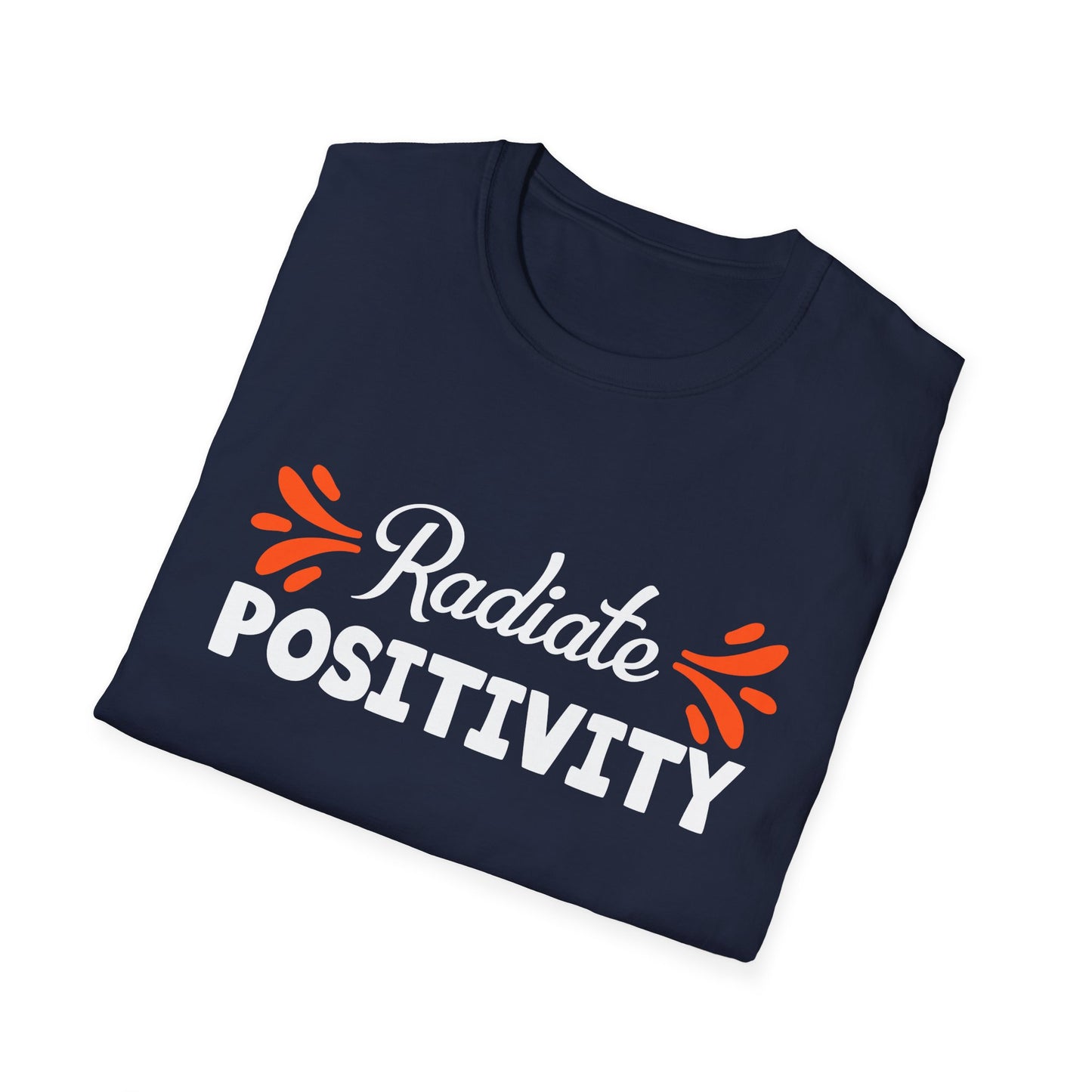 Motivational Unisex T-Shirt - Radiate Positivity Design