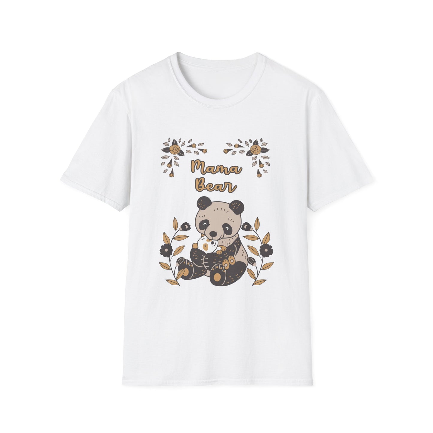 Mother's Day Unisex T-Shirt - Mama Bear Panda Design