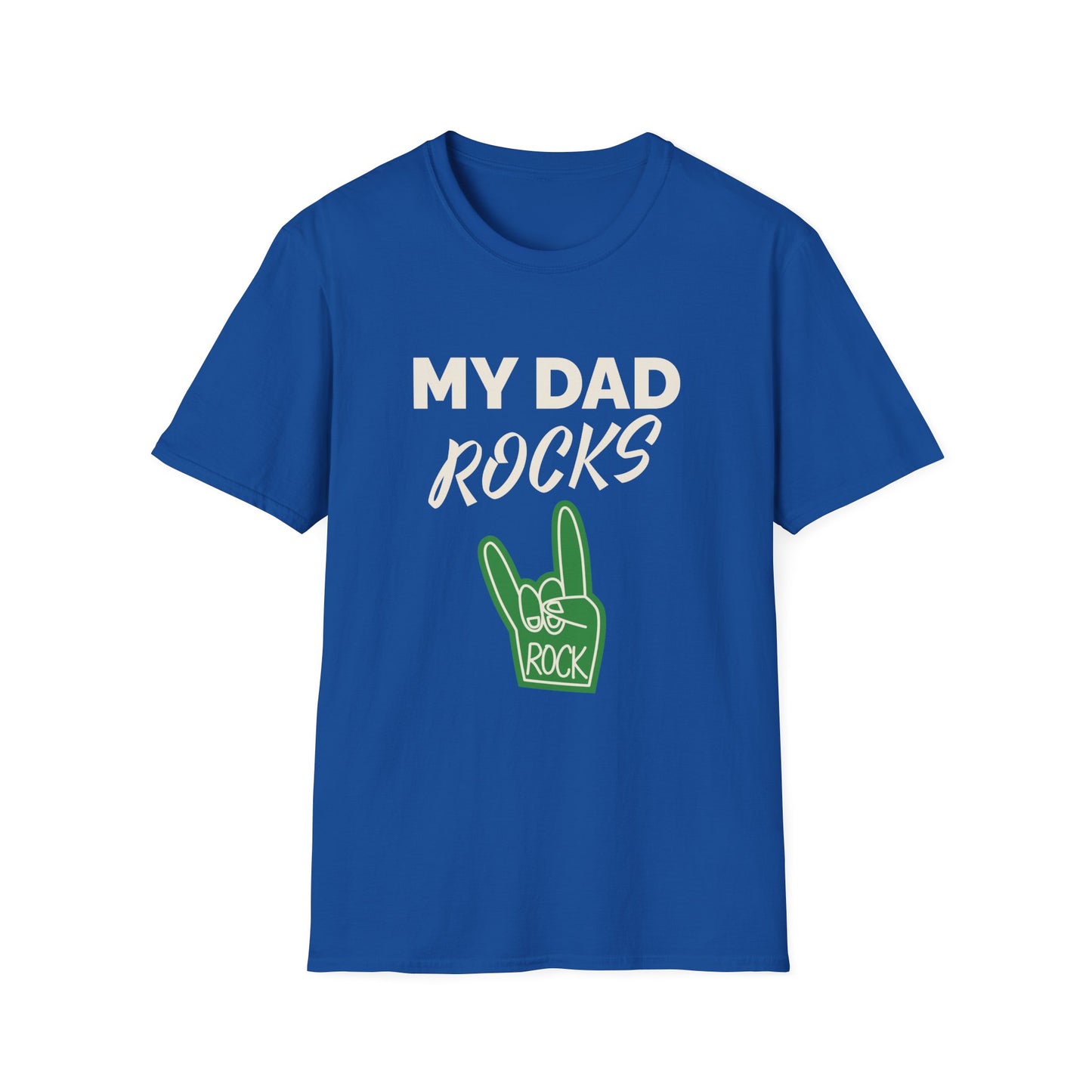 Father's Day Unisex T-Shirt - My Dad Rocks Design