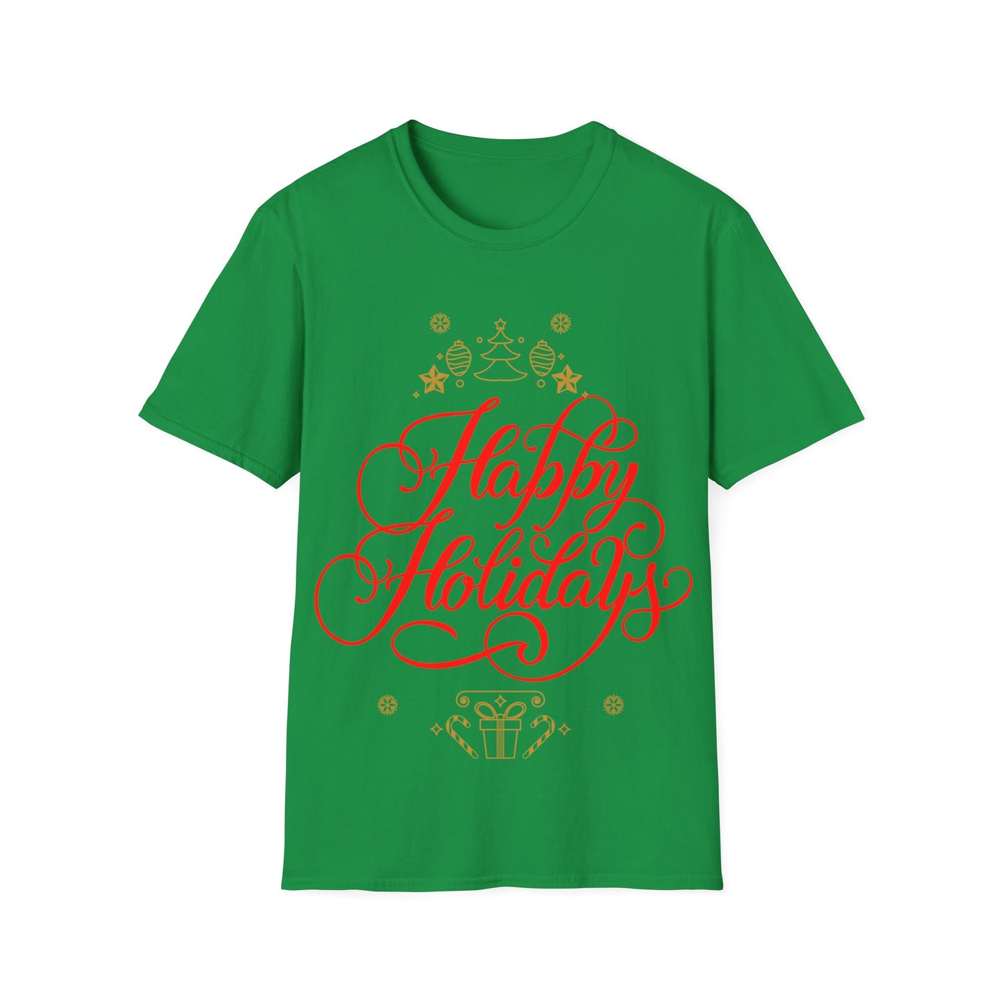 Christmas Unisex T-Shirt - Happy Holidays Design