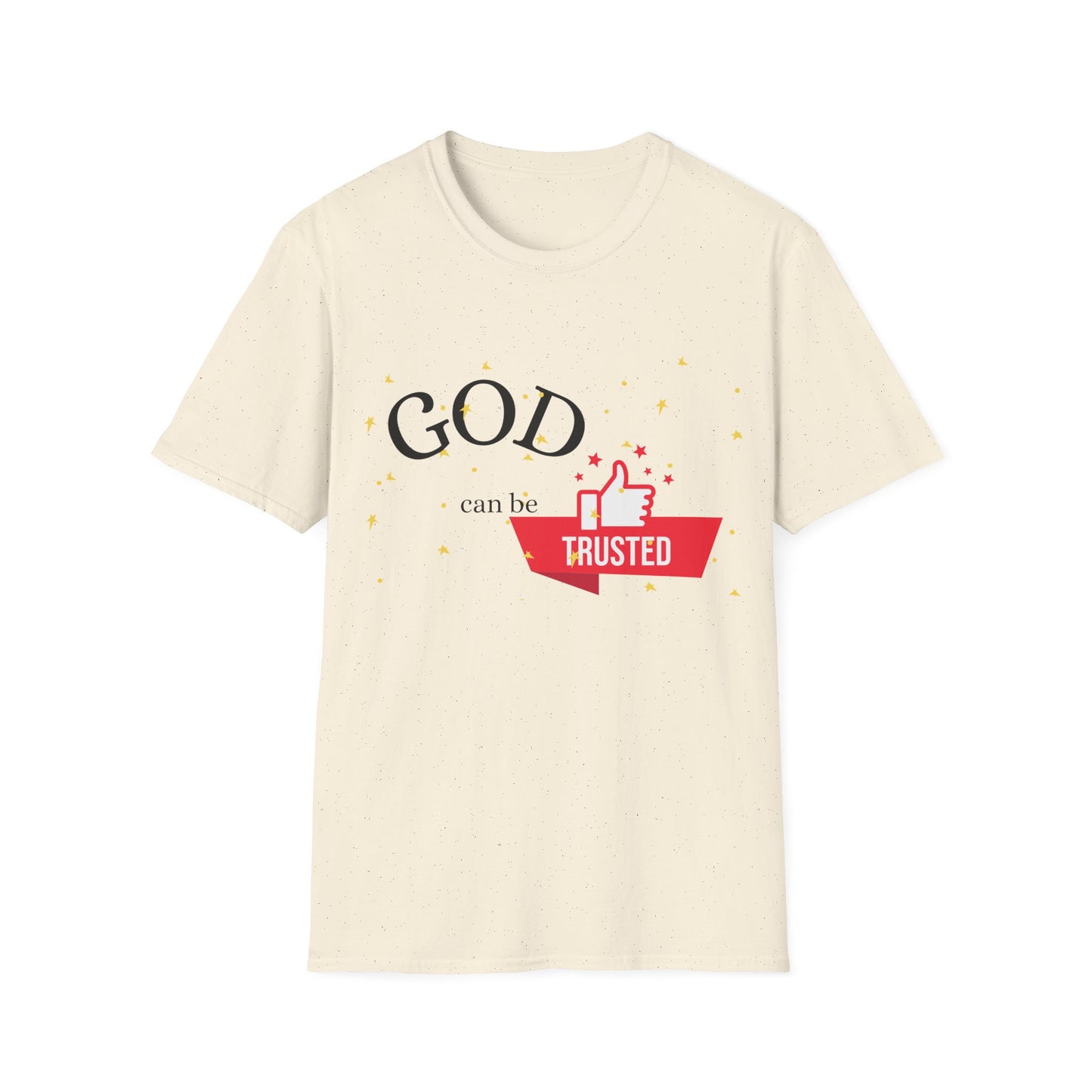 Christian Unisex T-Shirt - God Can Be Trusted Design