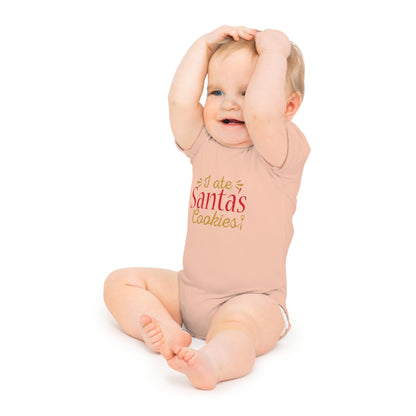 Christmas Baby Bodysuit - I Ate Santa's Cookies Design