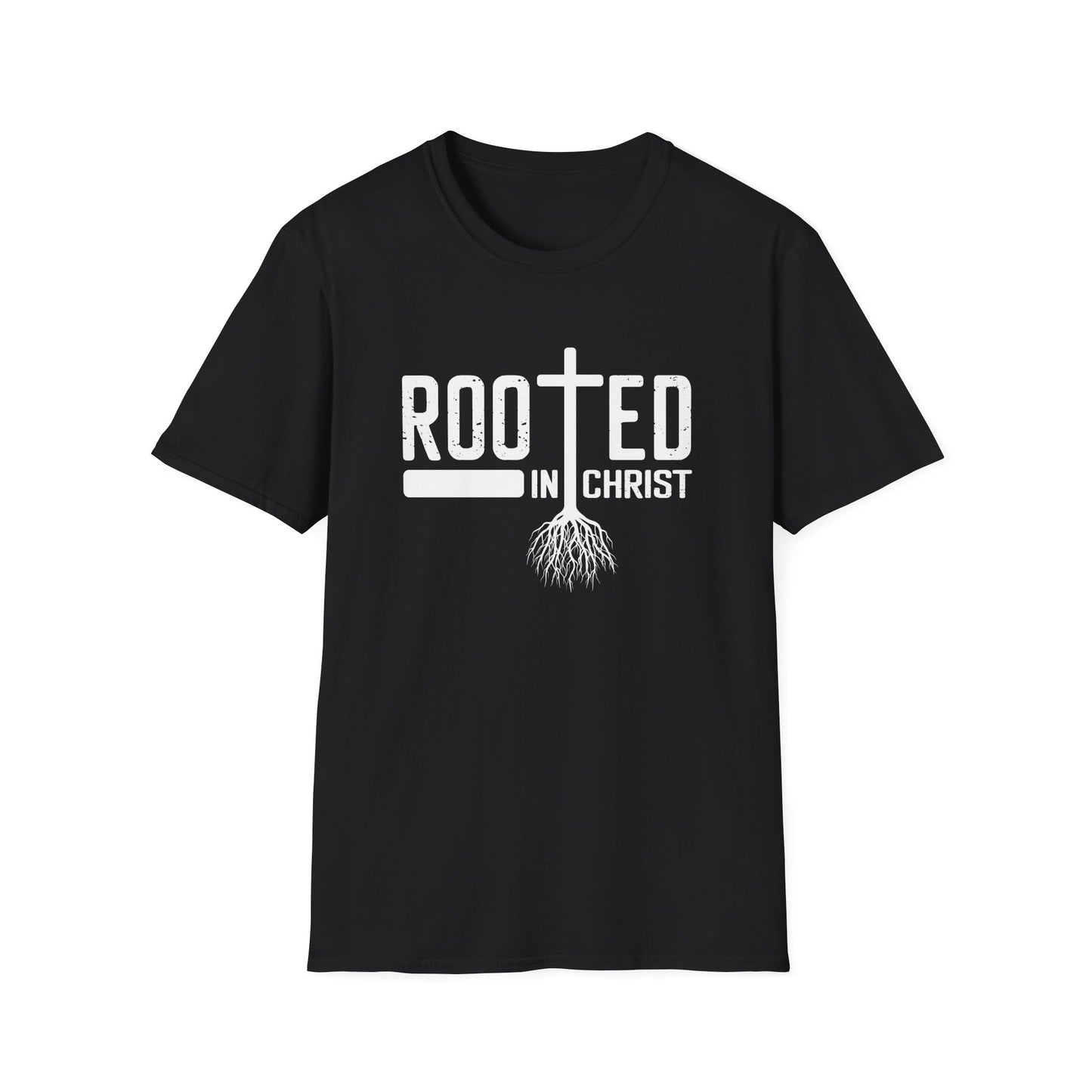 Christian Unisex T-Shirt - Rooted In Christ Design