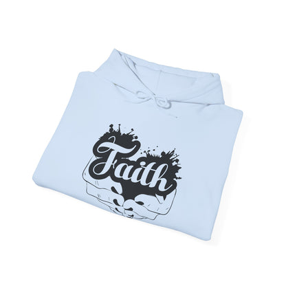 Christian Unisex Hooded Sweatshirt - Faith In Your Hands Design