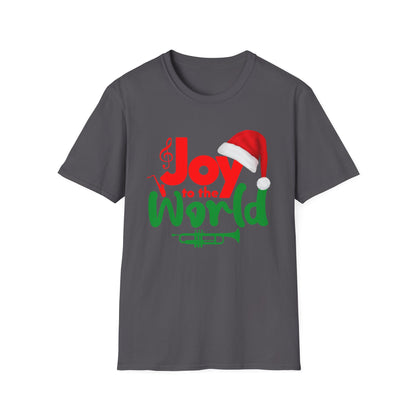 Christmas Unisex T-Shirt - Joy To The World Design