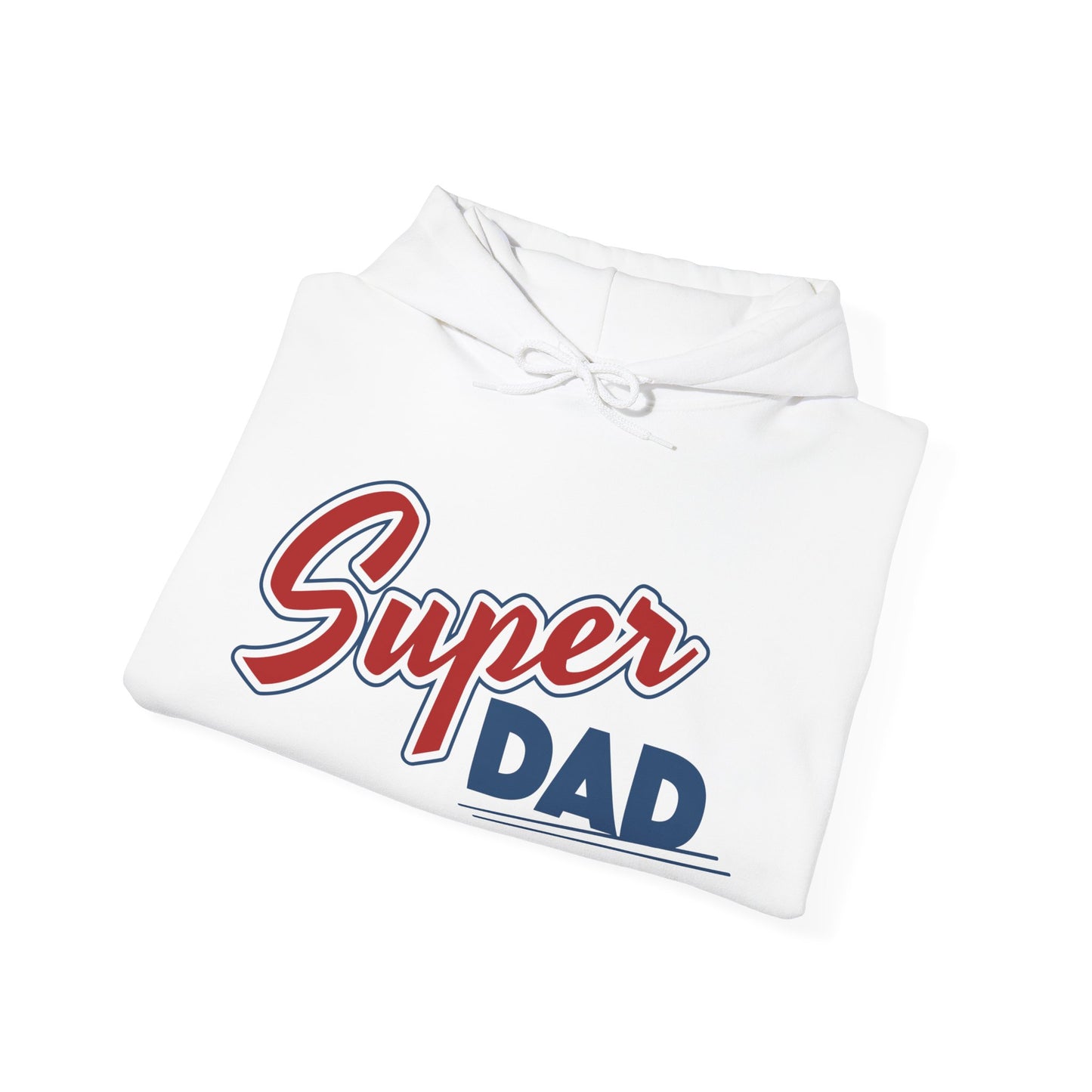 Father's Day Unisex Hooded Sweatshirt - Super Dad Design