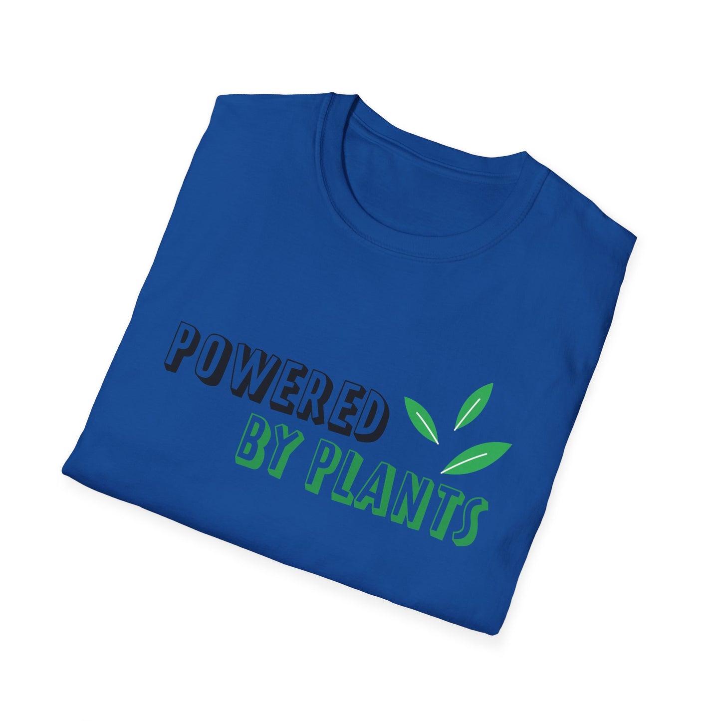 Motivational Unisex T-Shirt - Powered By Plants Design