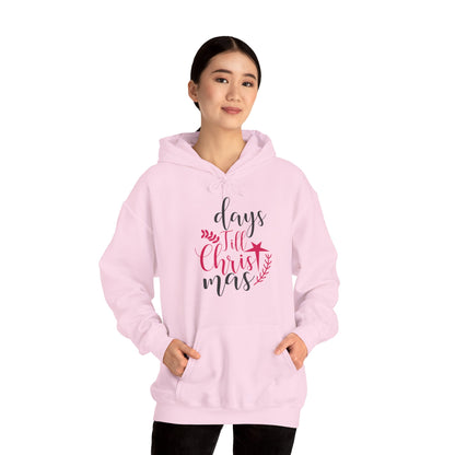 Christmas Unisex Hooded Sweatshirt - Days Till Christmas Design