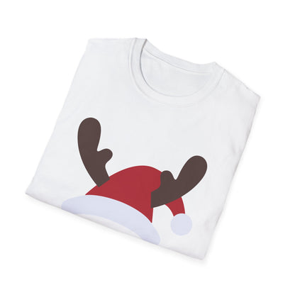 Christmas Unisex T-Shirt - Santa's Hat Design