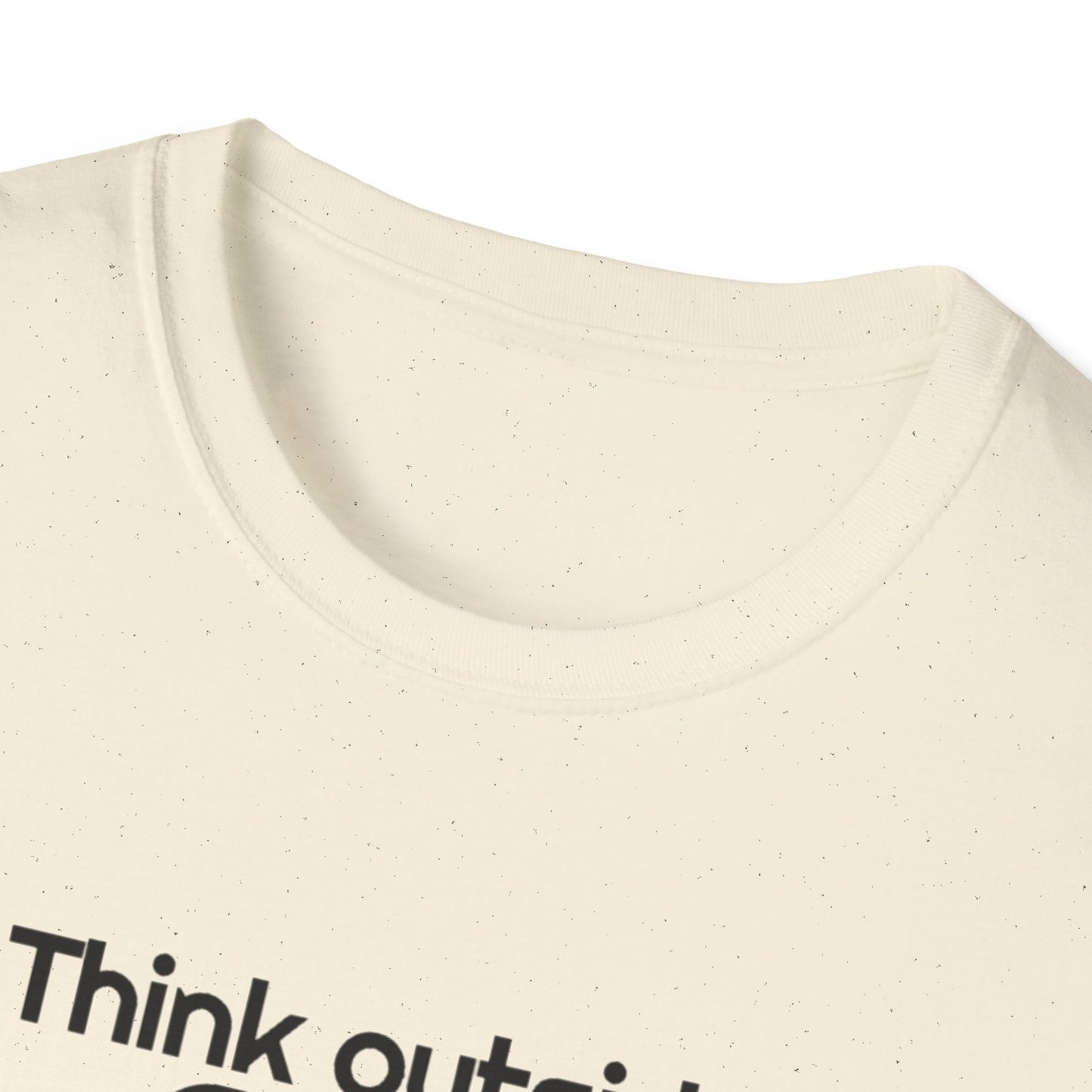 Motivational Unisex T-Shirt - Think Outside The Box Design