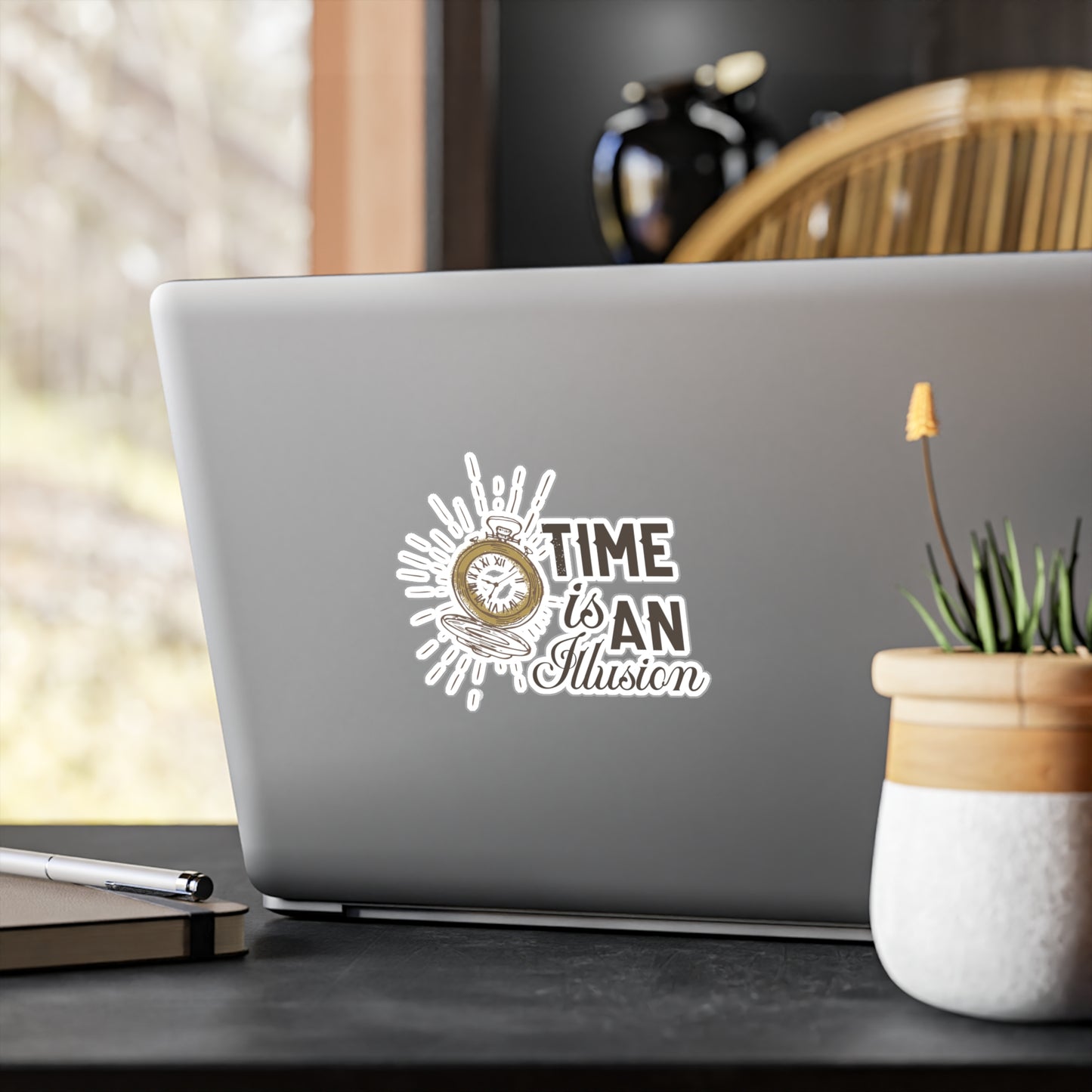 Time Is An Illusion Sticker