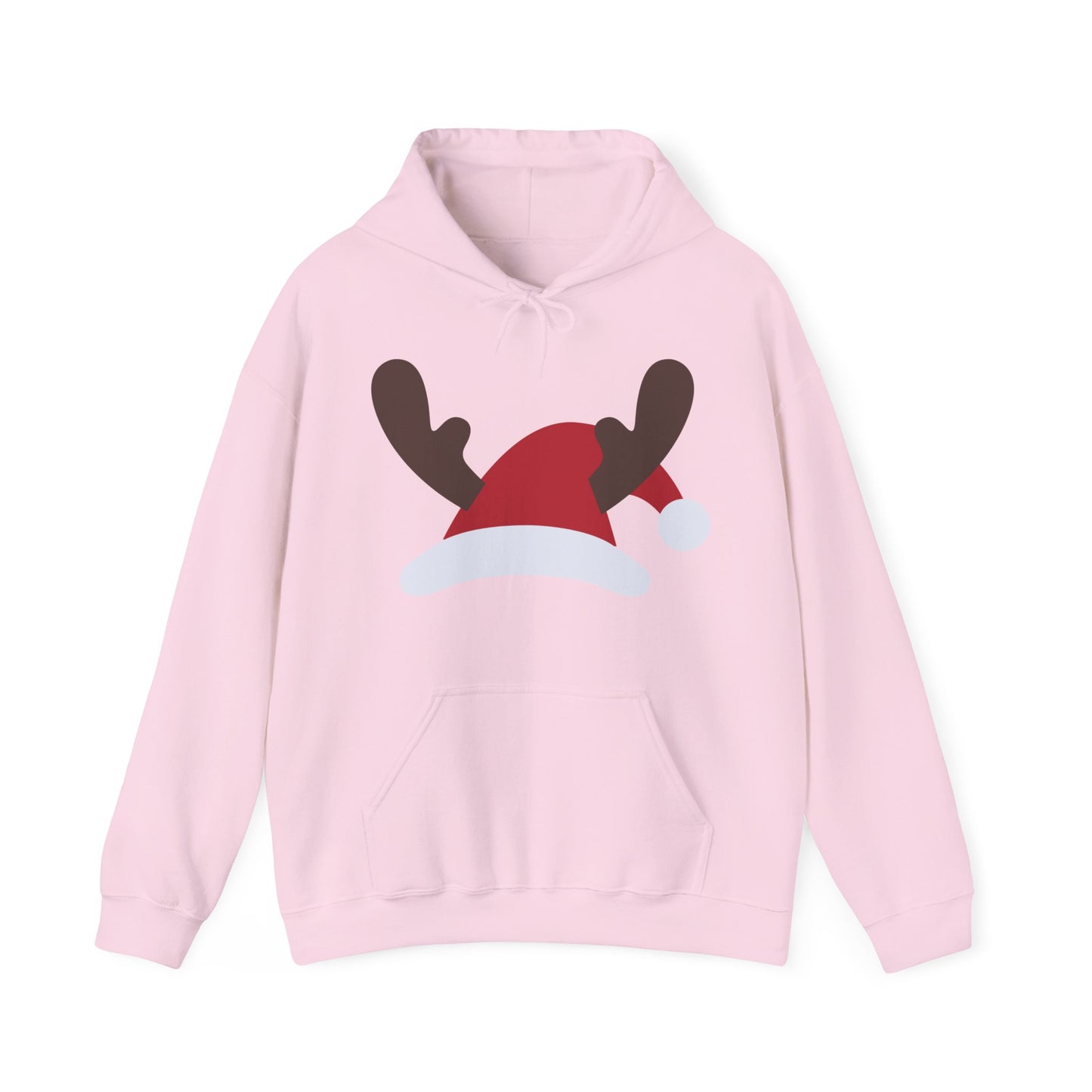 Christmas Unisex Hooded Sweatshirt - Santa's Hat Design