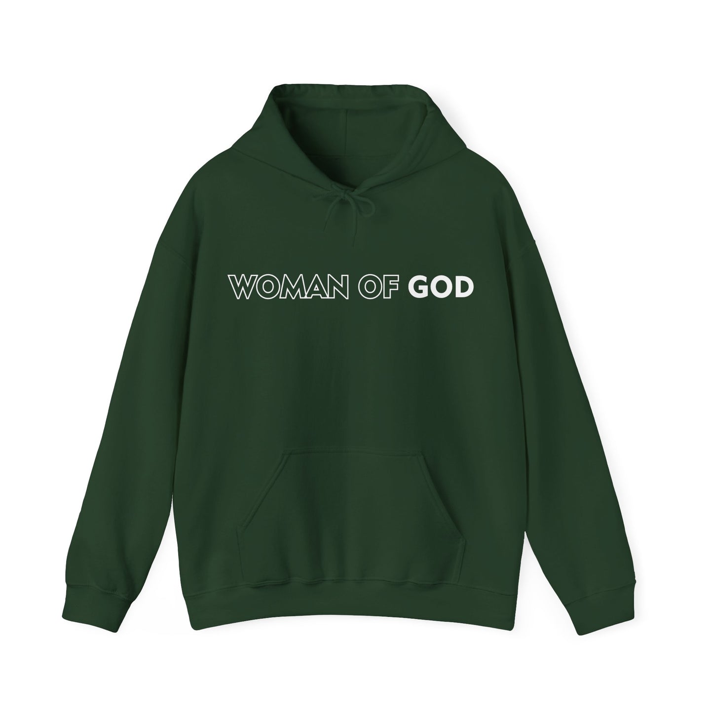 Christian Unisex Hooded Sweatshirt - Woman Of God Design