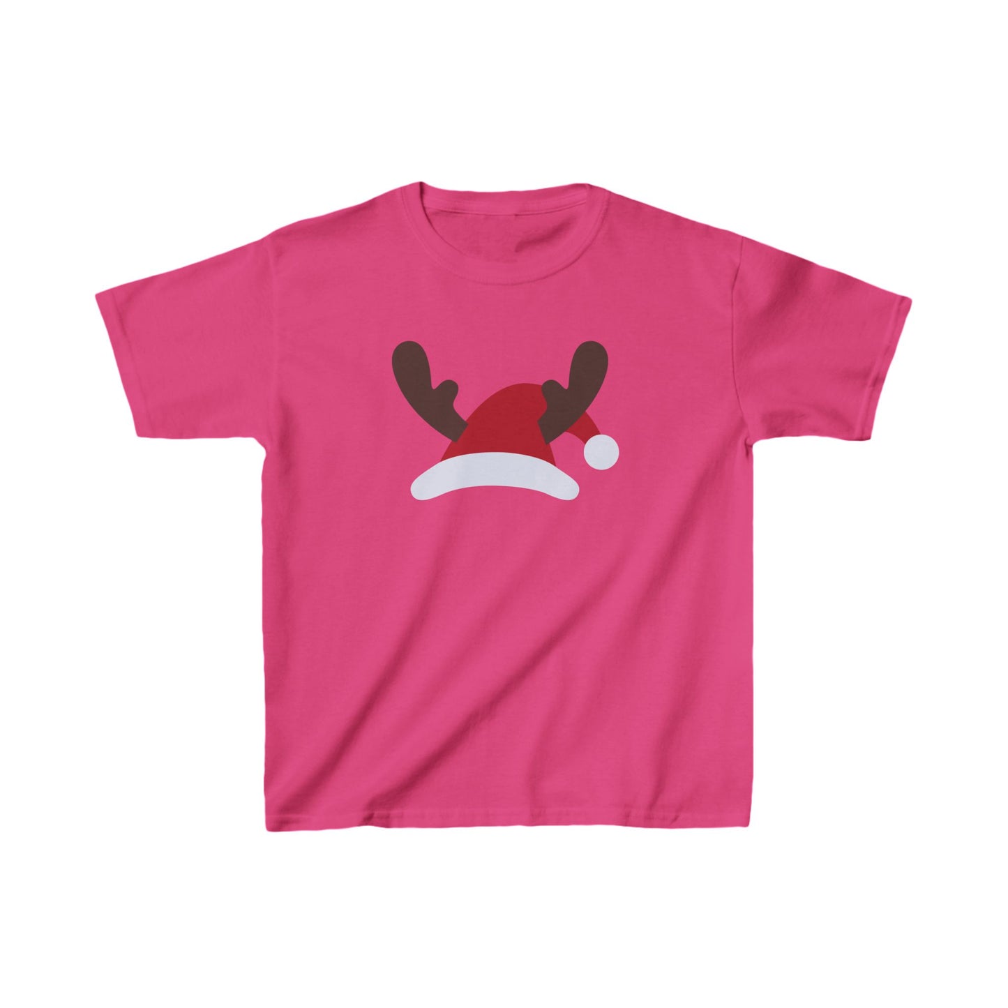 Christmas Unisex Kids T-Shirt - Santa's Hat Design