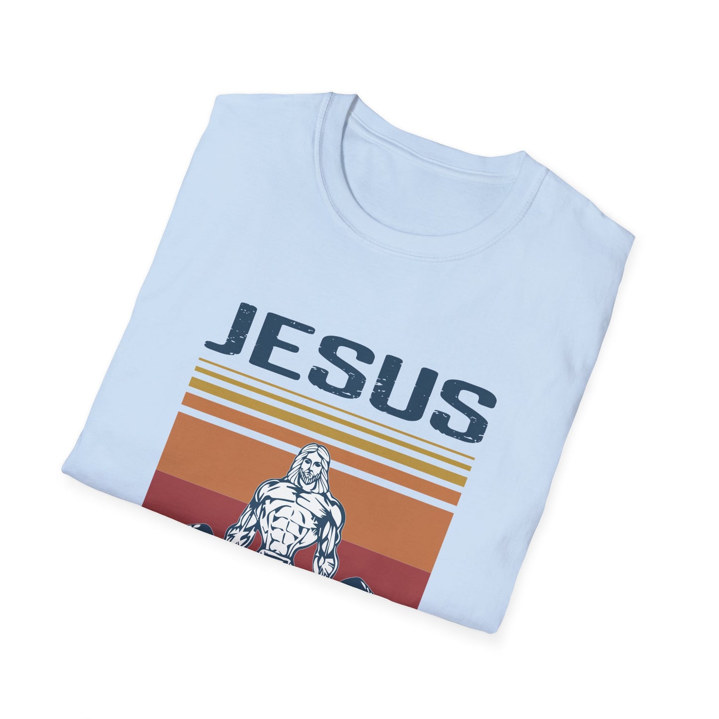 Christian Unisex T-Shirt - Jesus The Ultimate Deadlifter Design