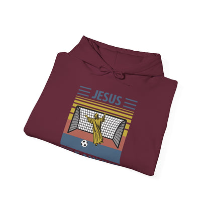 Christian Unisex Hooded Sweatshirt - Jesus Saves Design