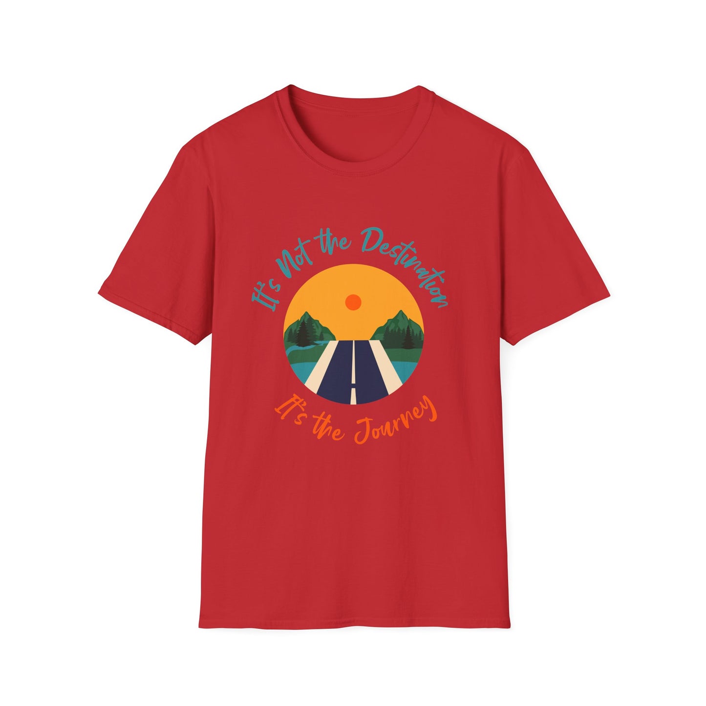 Motivational Unisex T-Shirt - It's The Journey Design