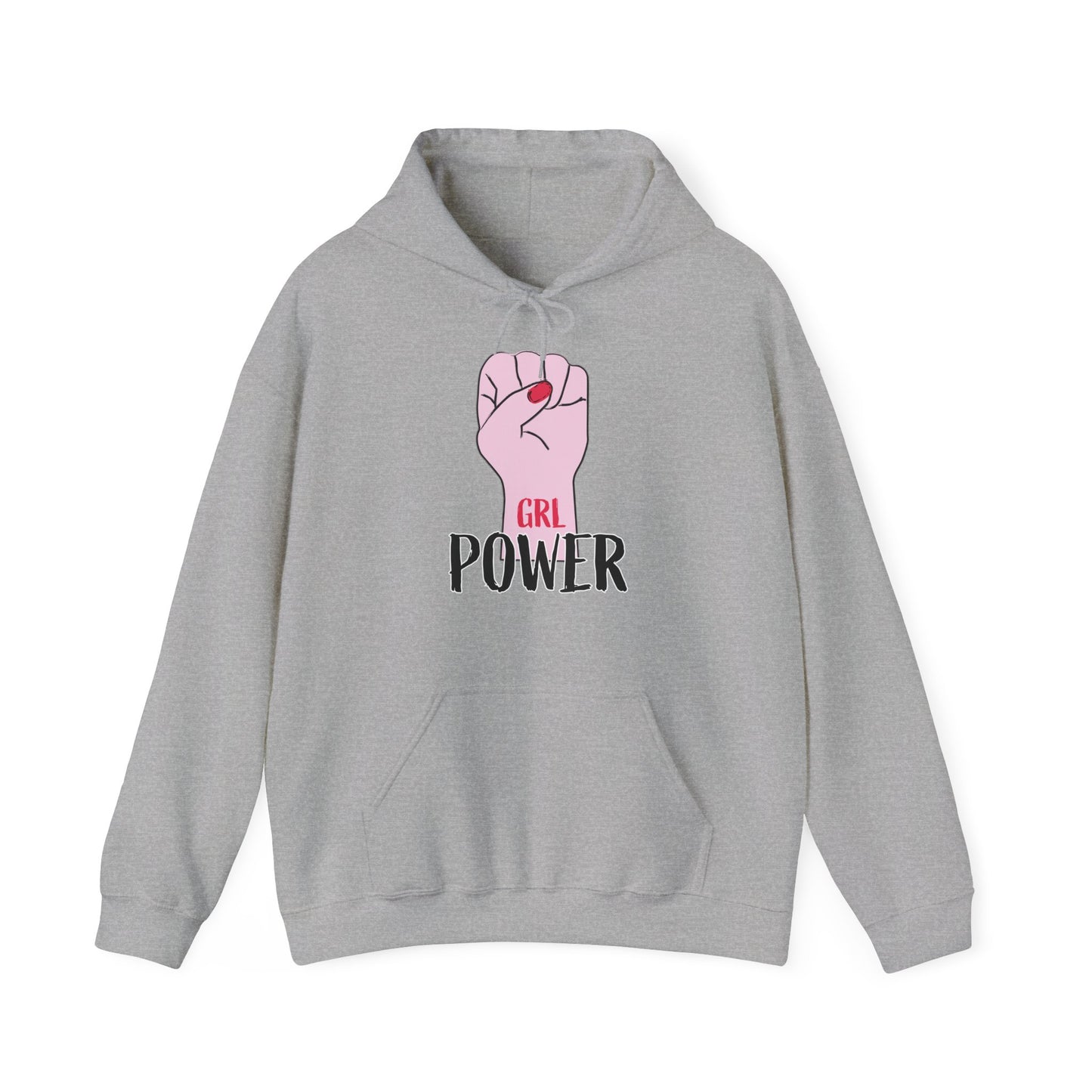 Motivational Unisex Hooded Sweatshirt - GRL Power Design