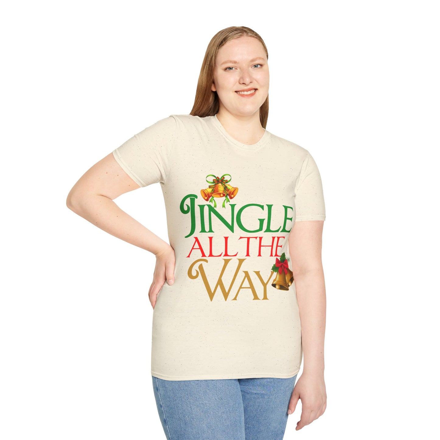 Christmas Unisex T-Shirt - Jingle All the Way Design