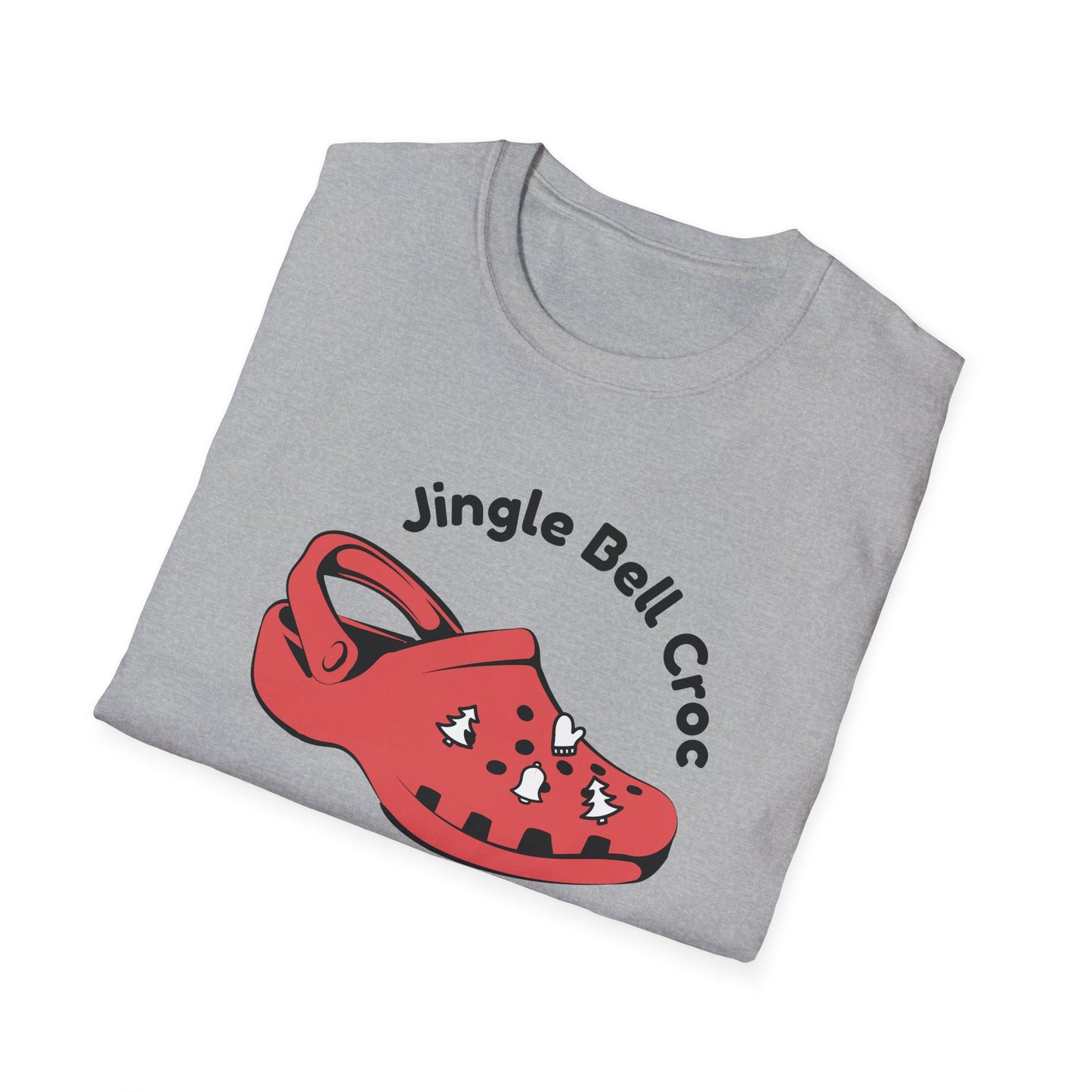 Christmas Unisex T-Shirt - Jingle Bell Croc Design