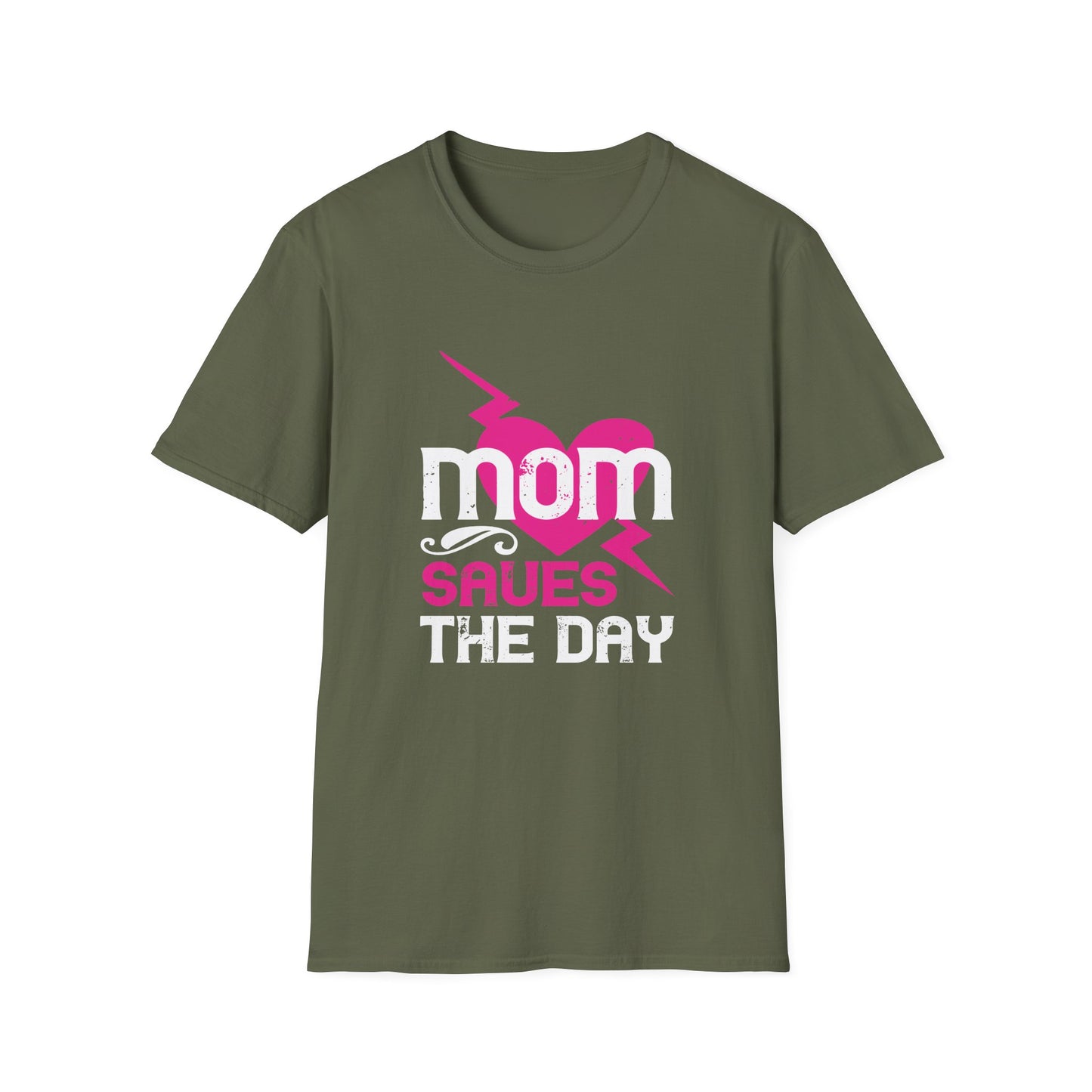 Mother's Day Unisex T-Shirt - Mom Saves The Day Design