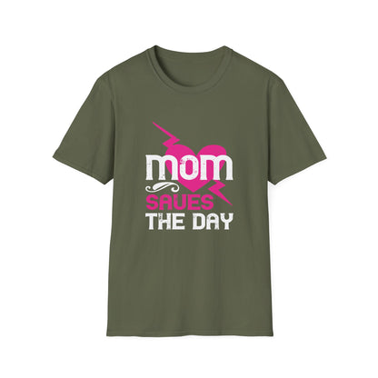 Mother's Day Unisex T-Shirt - Mom Saves The Day Design