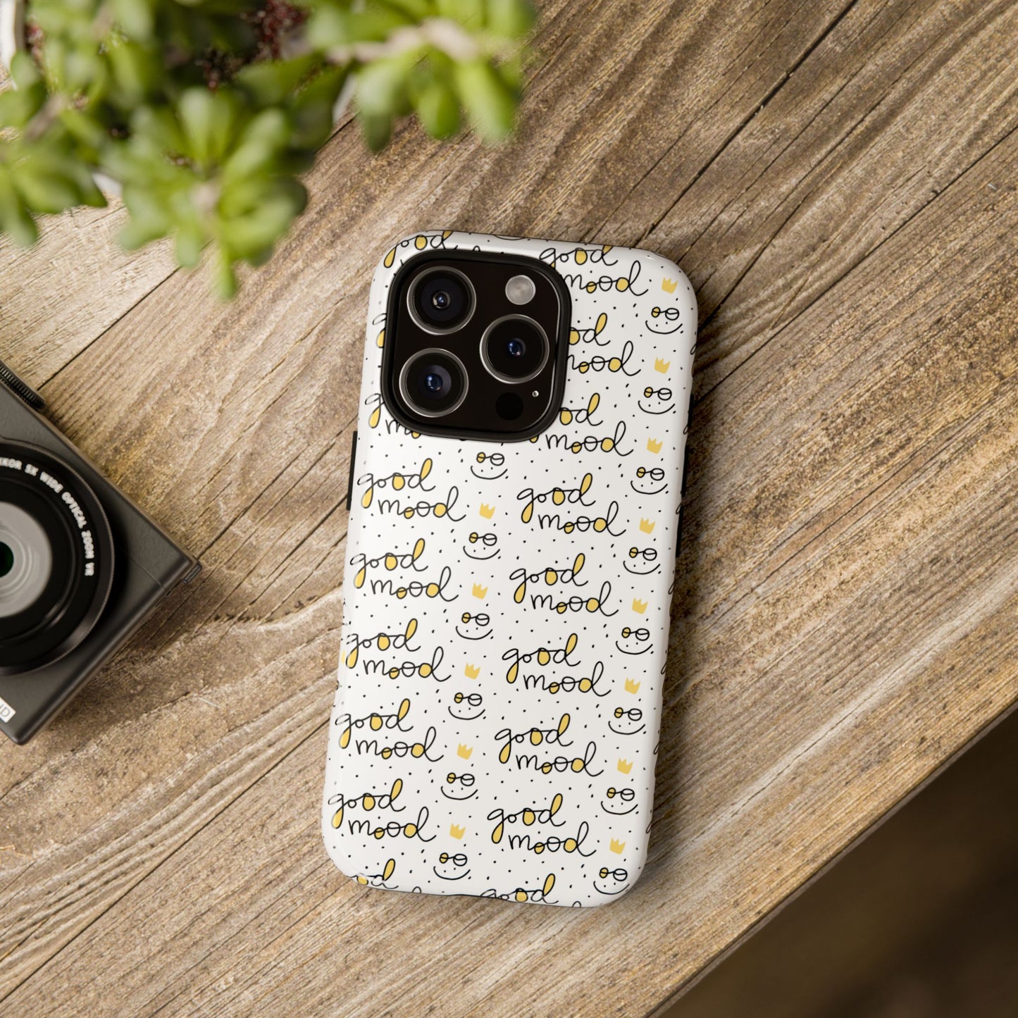 Motivational Tough Cases for iPhone - Good Mood Pattern Design