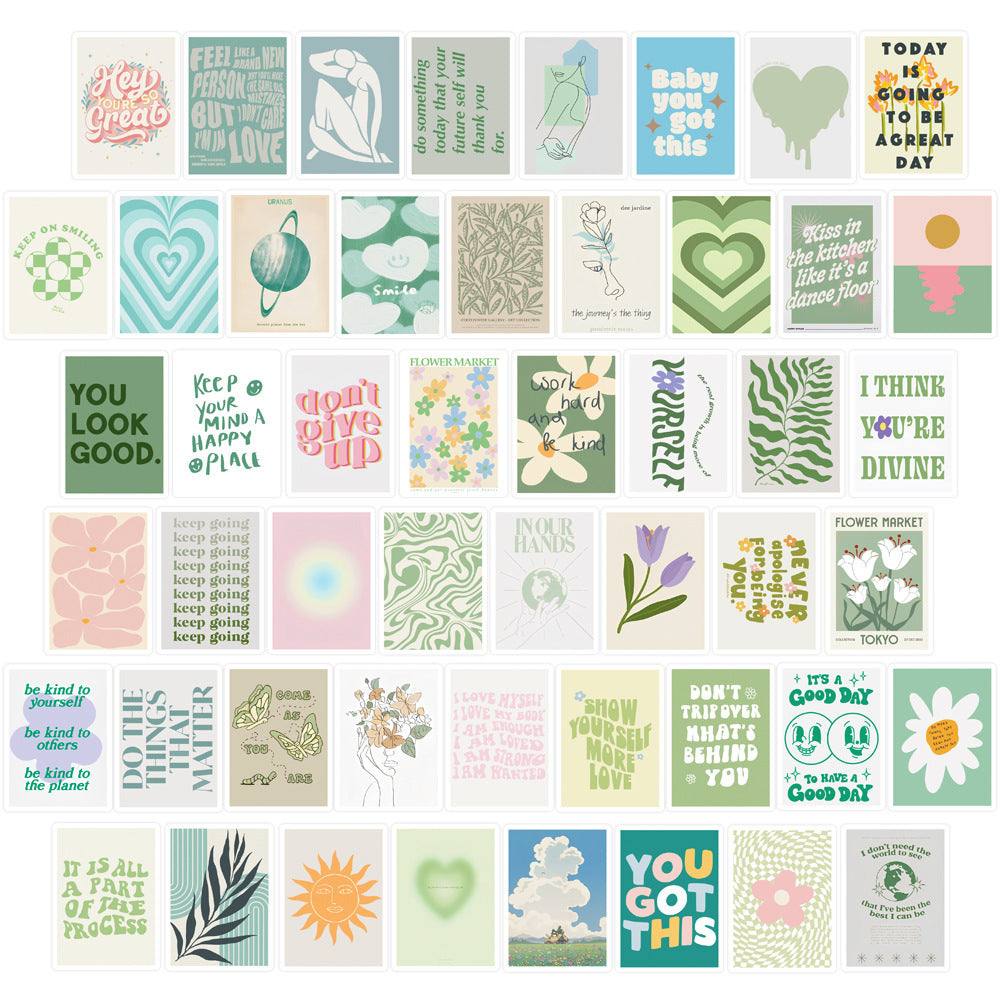 Express Yourself with 50 pcs Inspirational Graffiti Stickers (Waterproof!)