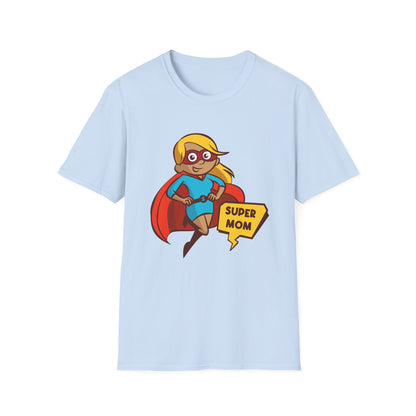 Mother's Day Unisex T-Shirt - Super Mom Flying Design