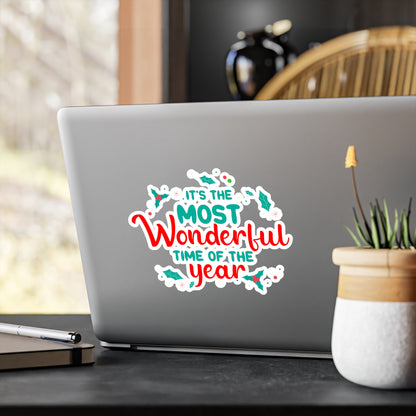 It's The Most Wonderful Time Of The Year Sticker - Motivational Treats
