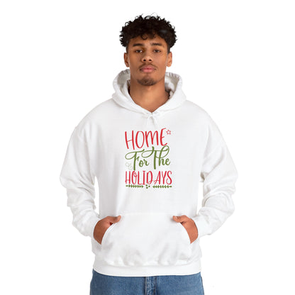 Christmas Unisex Hooded Sweatshirt - Home For The Holidays Design