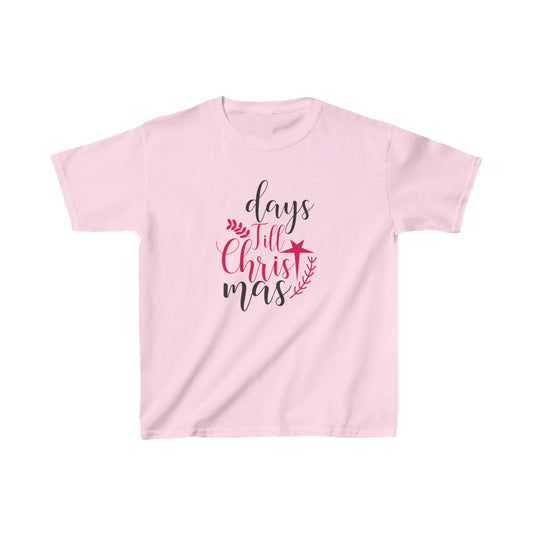 Christmas Unisex Kids T-Shirt - Days Till Christmas Design