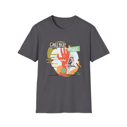 Motivational Unisex T-Shirt - Chillout Peace Design