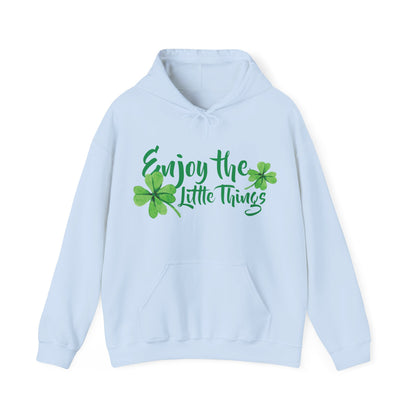 Motivational Unisex Hooded Sweatshirt - Enjoy The Little Things Design