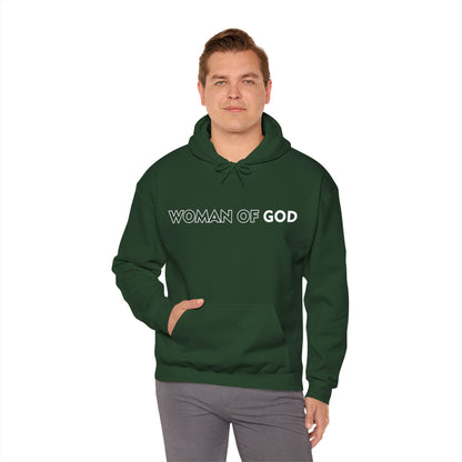 Christian Unisex Hooded Sweatshirt - Woman Of God Design