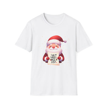 Christmas Unisex T-Shirt - Christmas Nice List Design