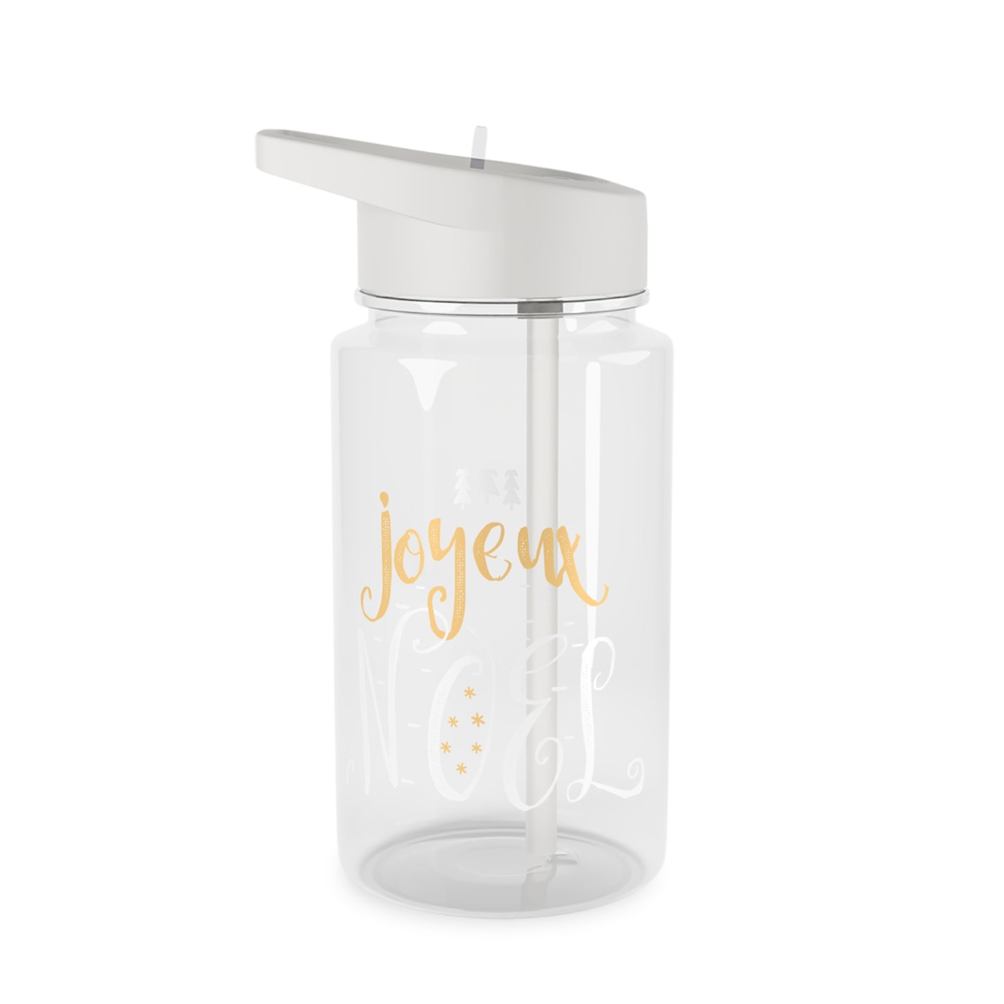 Tritan Water Bottle - Joyeux Noel Design